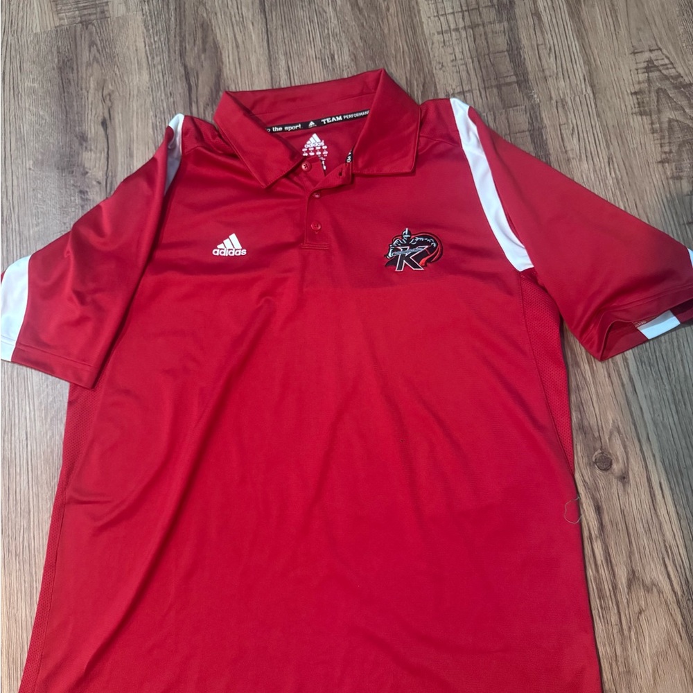 Adidas Red Polo Shirt
